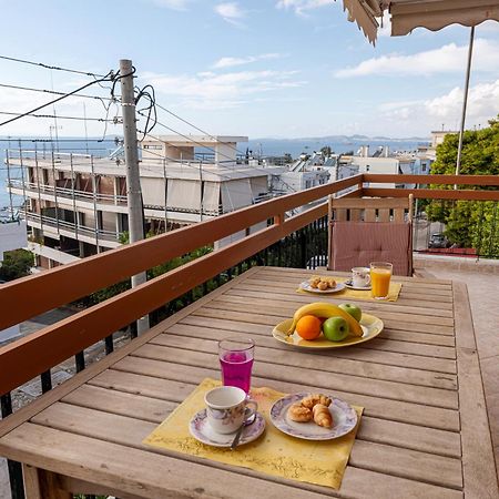 Sea View Apartment 100M From The Beach Saronida Eksteriør billede