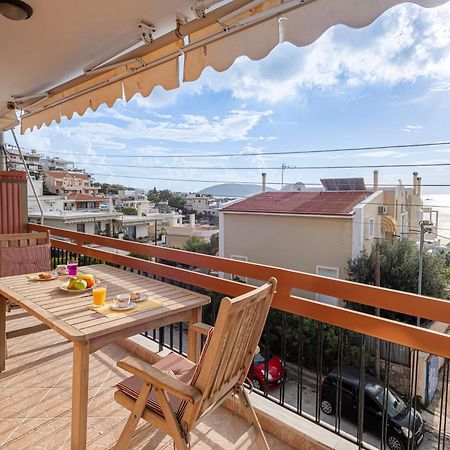 Sea View Apartment 100M From The Beach Saronida Eksteriør billede